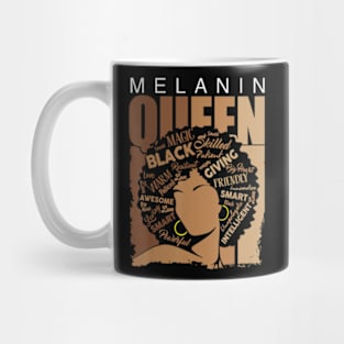 Black History S Melanin Queen African Hair Mug